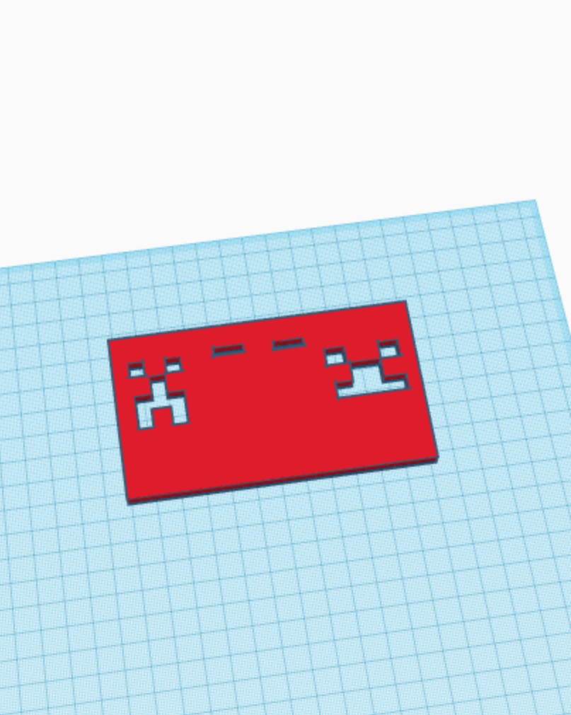 Minecraft stencil by JNPrinting | Download free STL model | Printables.com