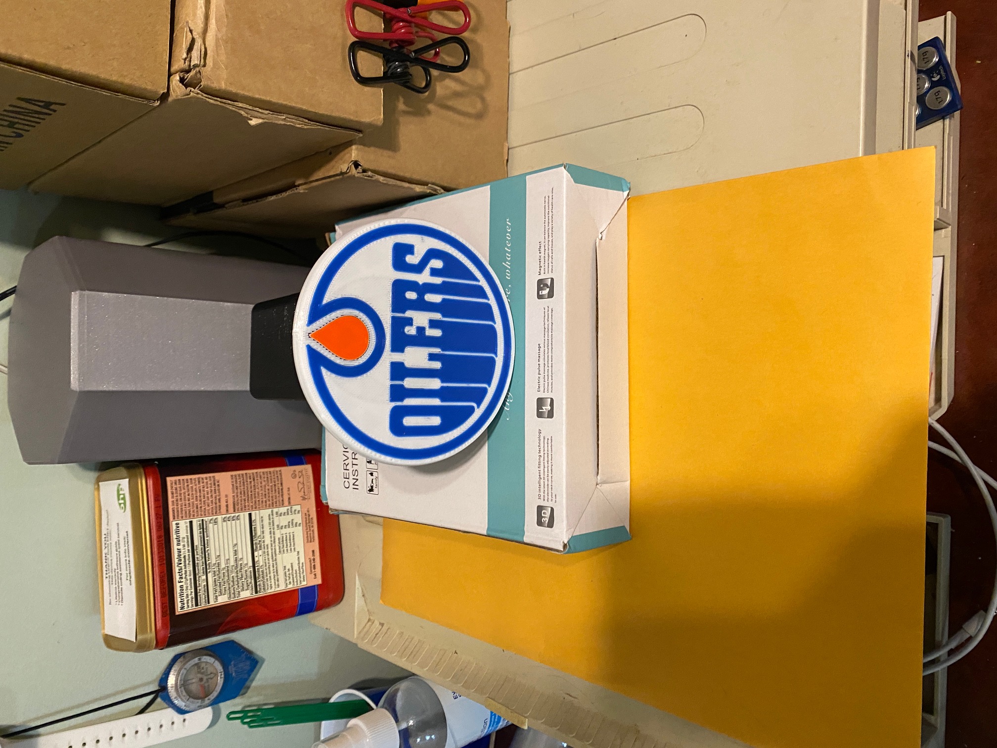 Edmonton Oilers hitch cover MMU