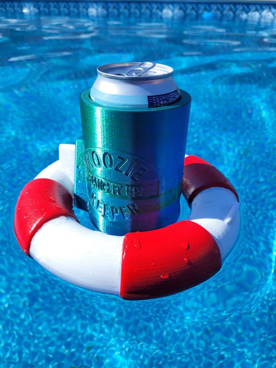 Koozie Keeper Pool Life Preserver Float by CL3D Printing Printables Store