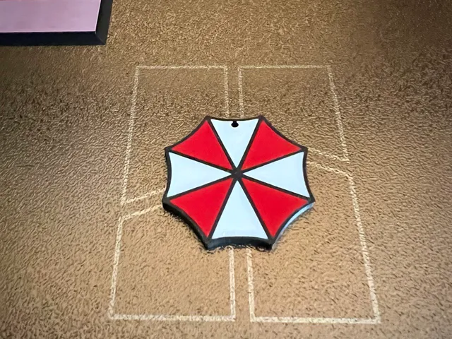 Resident Evil - Umbrella Corporation keychain