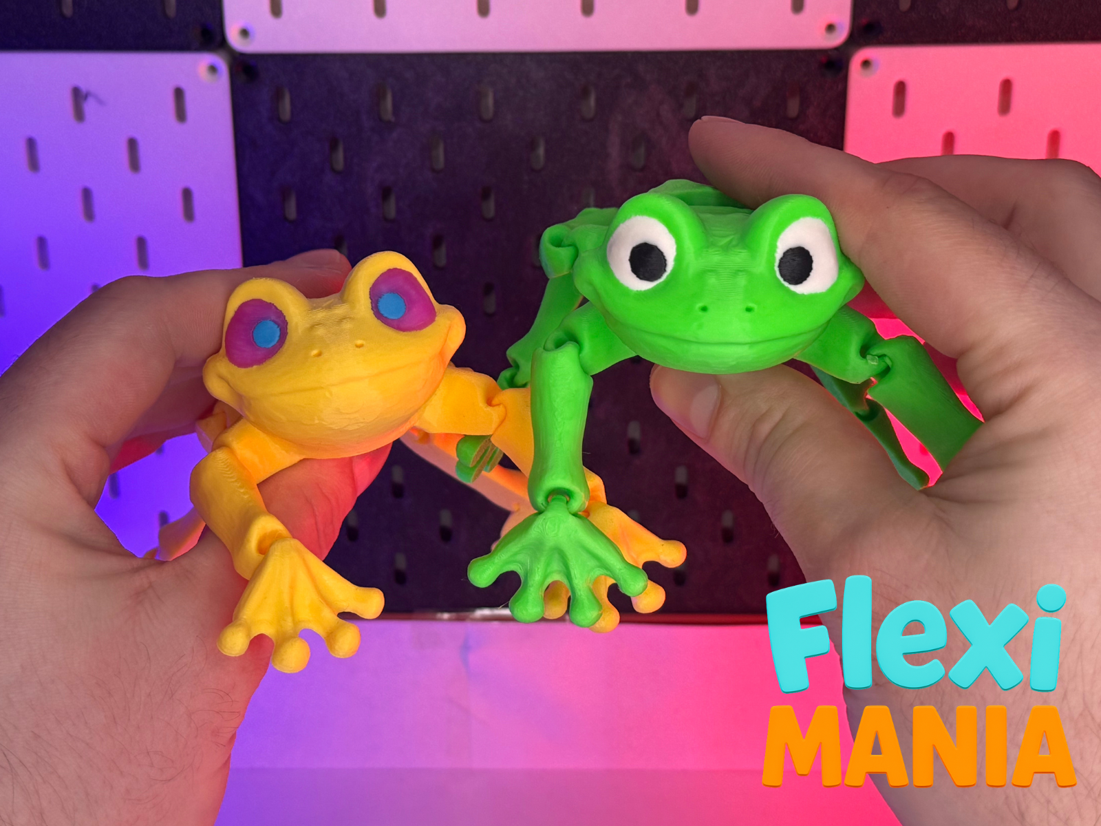 Articulated Print-in-Place Frog – No Supports Needed