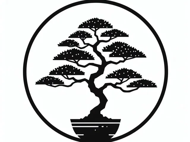 Wall art - Bonsai in circle