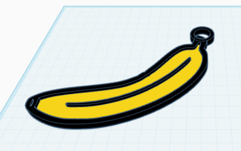 Cool Banana Keychain