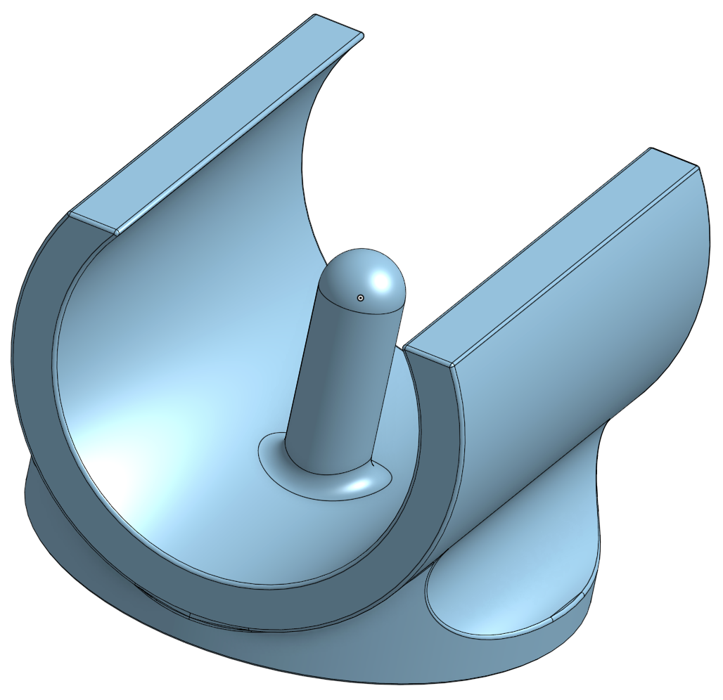 U-shaped chair leg pad