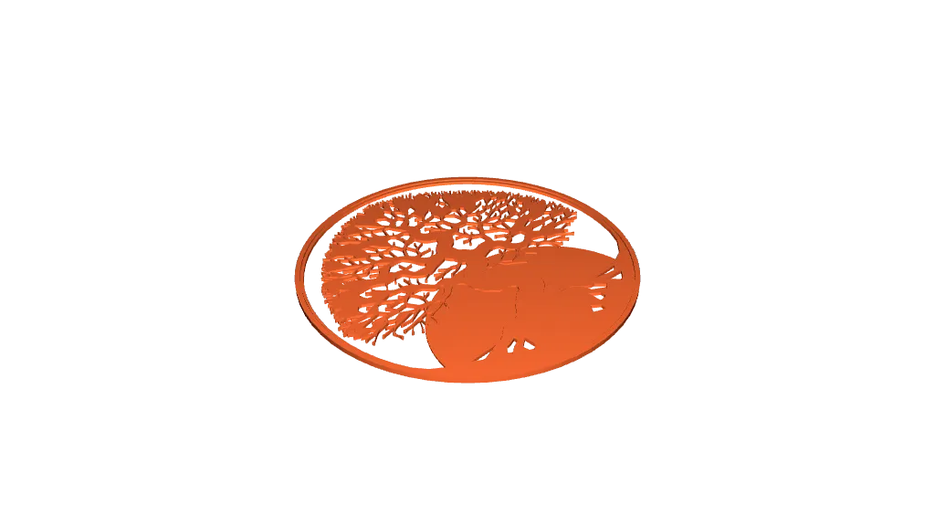 Wall art: Rising Sun by Nina Máčová | Download free STL model ...