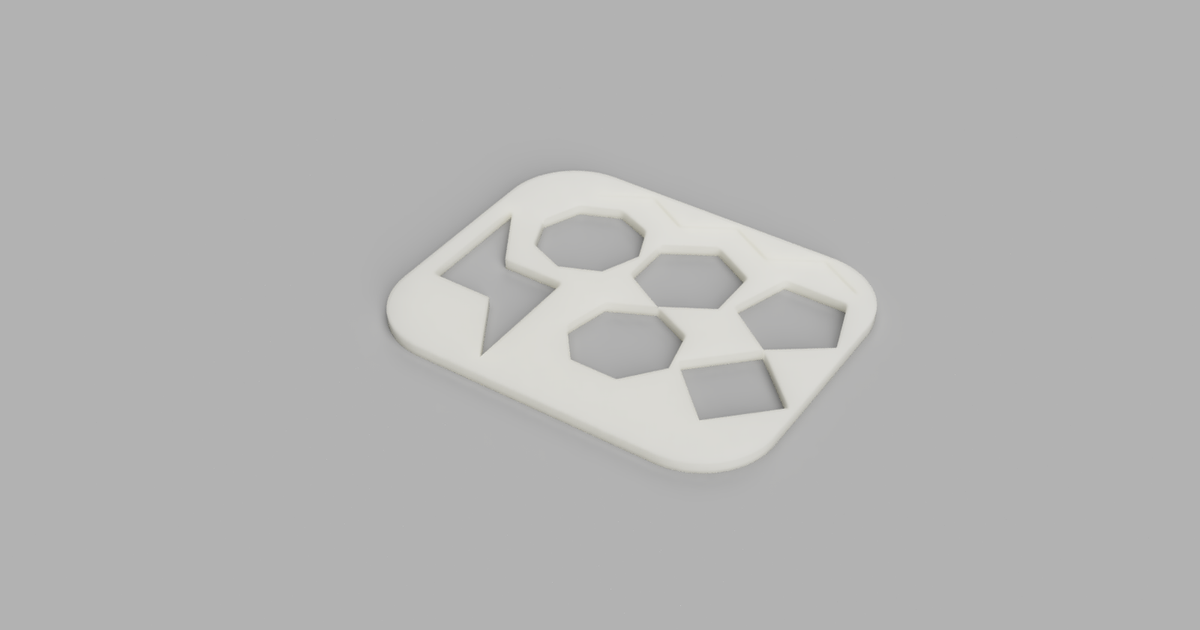 Organic Chemistry Stencil by Luca Morselli | Download free STL model ...