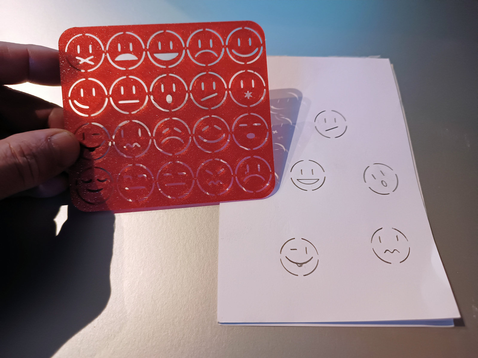 Emoticon Drawing Template
