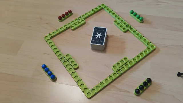 Travel Size TAC/DOG/Ludo/Tock Game Board