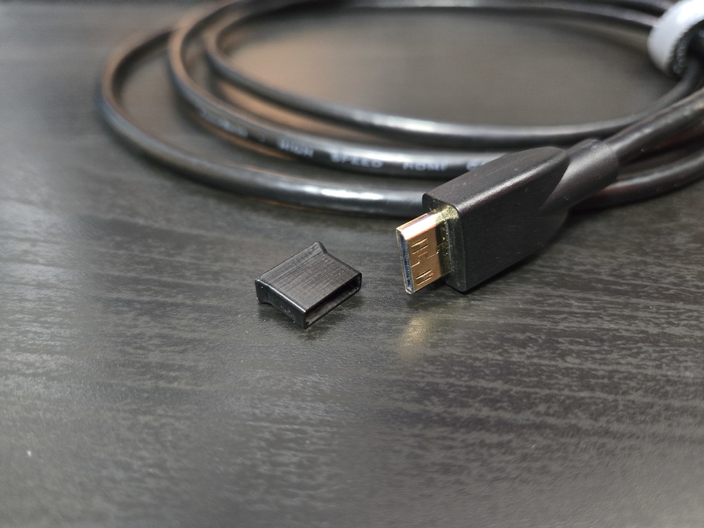 mini hdmi トップ キャップ