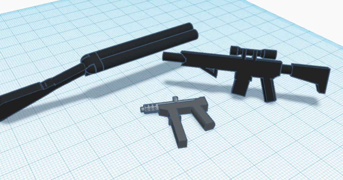 dummy 13 gun pack #5 by Random-name | Download free STL model ...