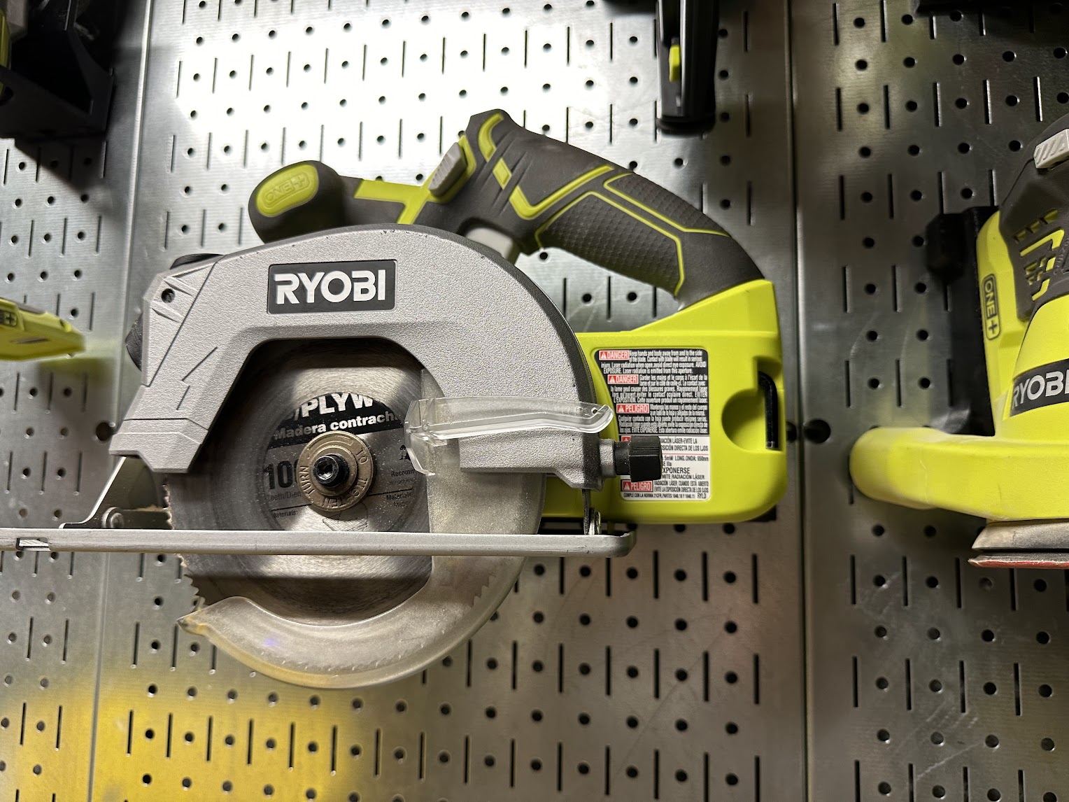 Ryobi Power Tool Pegboard Holders Circular Saw Oscillating Tool