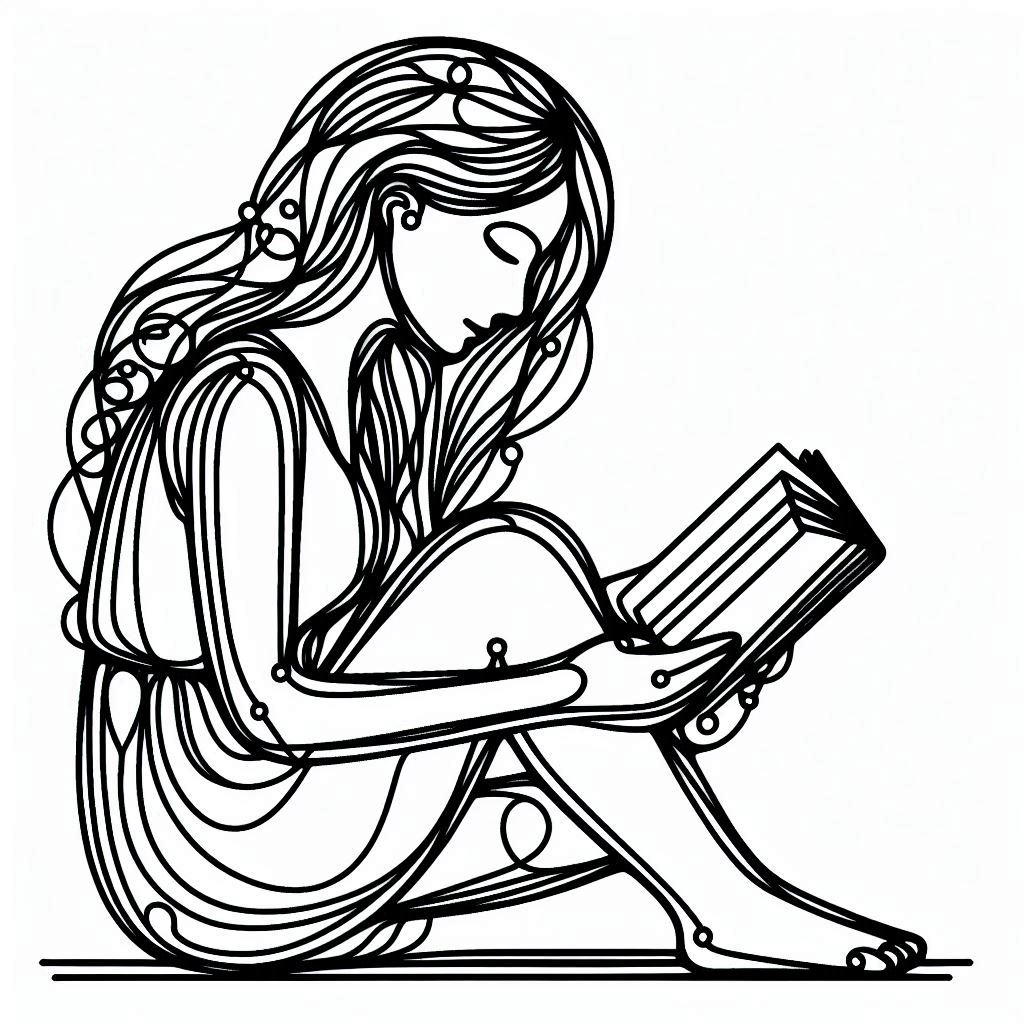 Wall art for library