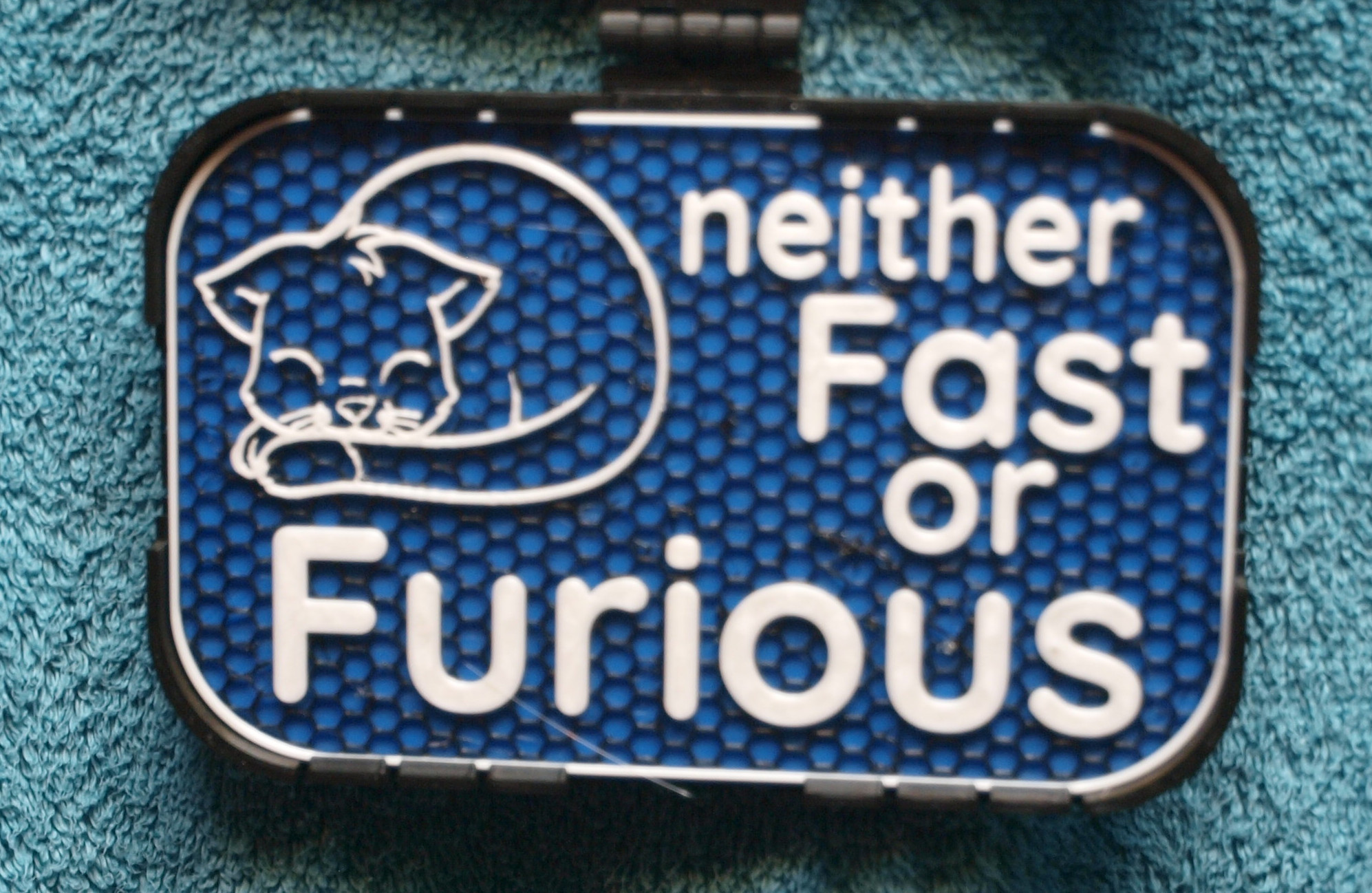 Neither Fast or Furious sign