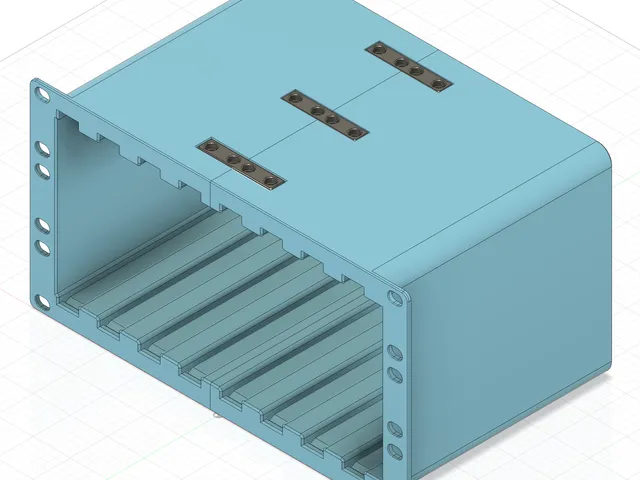 3U split body hard drive bay