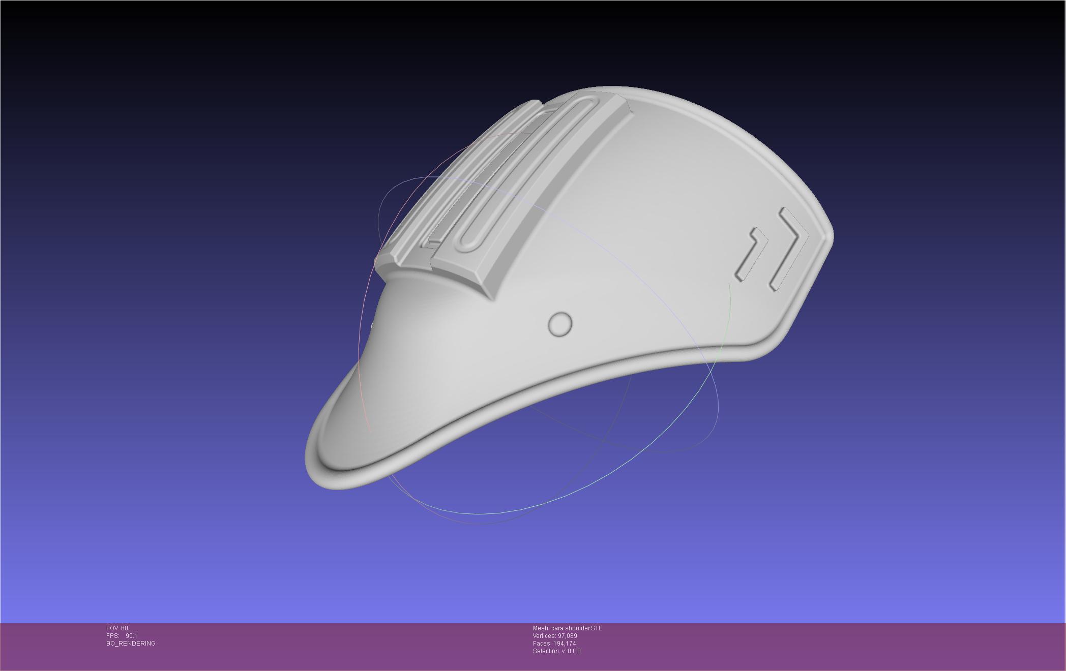 Star Wars The Mandalorian Cara Dune Shoulder Plate