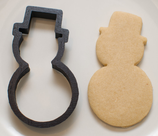 Vykrajovátko sněhulák PETG /Snowman Cookie Cutter PETG