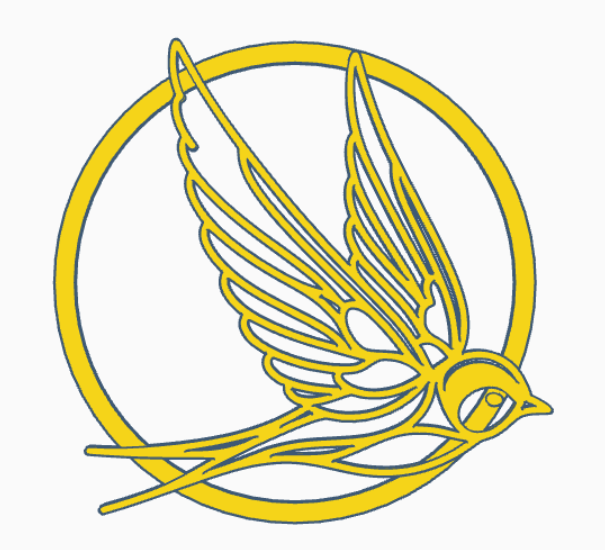 Bird brooch