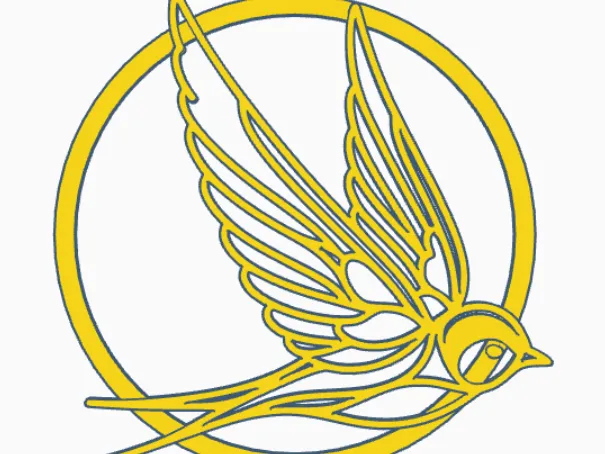 Bird brooch