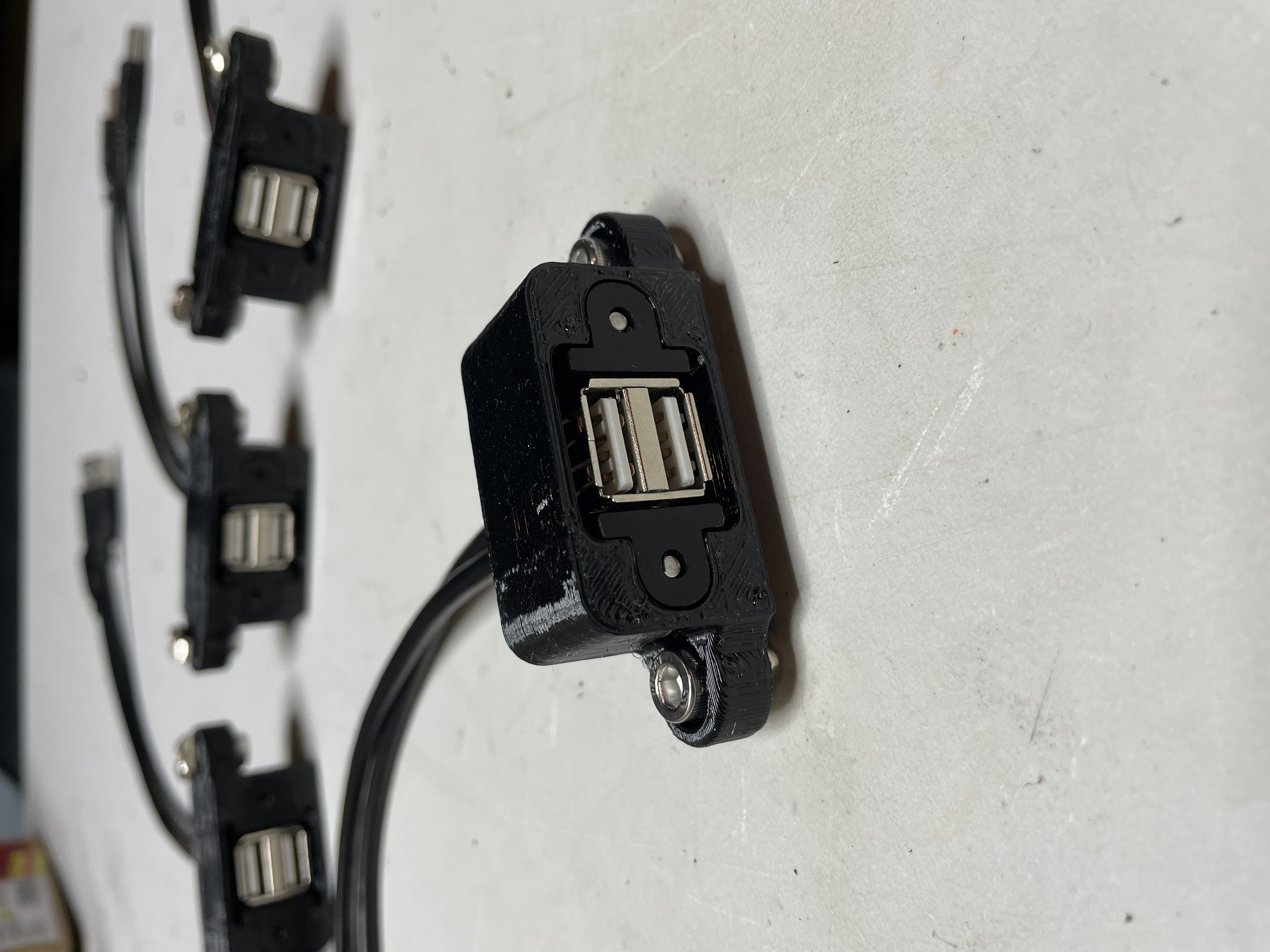 Dual USB Extrusion Mount