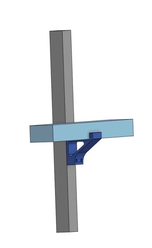 Vertical Hydroponic Tower Array- Drain Canal Support