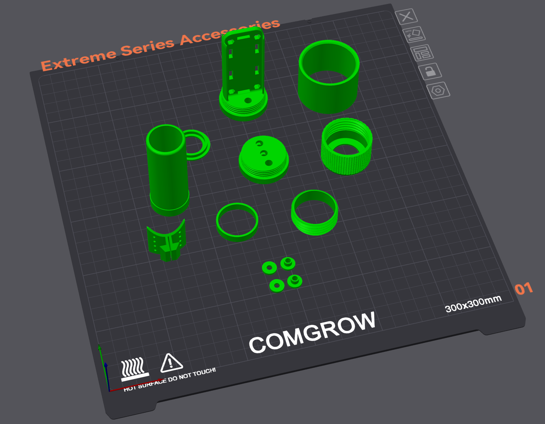 Support Models for my BT60/29mm Extreme Series Rocket Kits