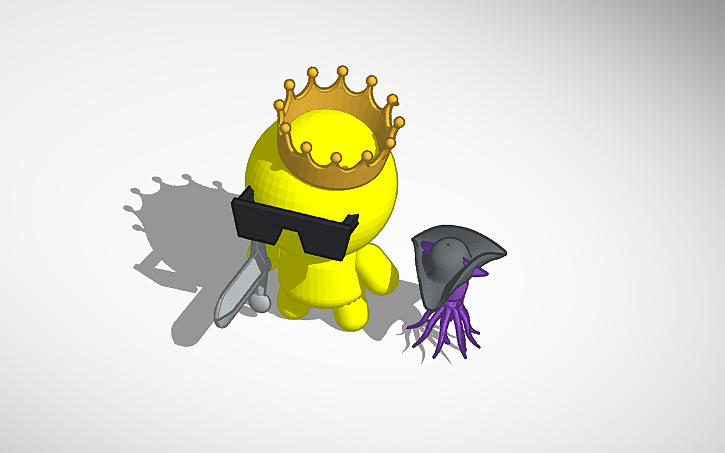 King Dand and Gerald the Pirate Squid