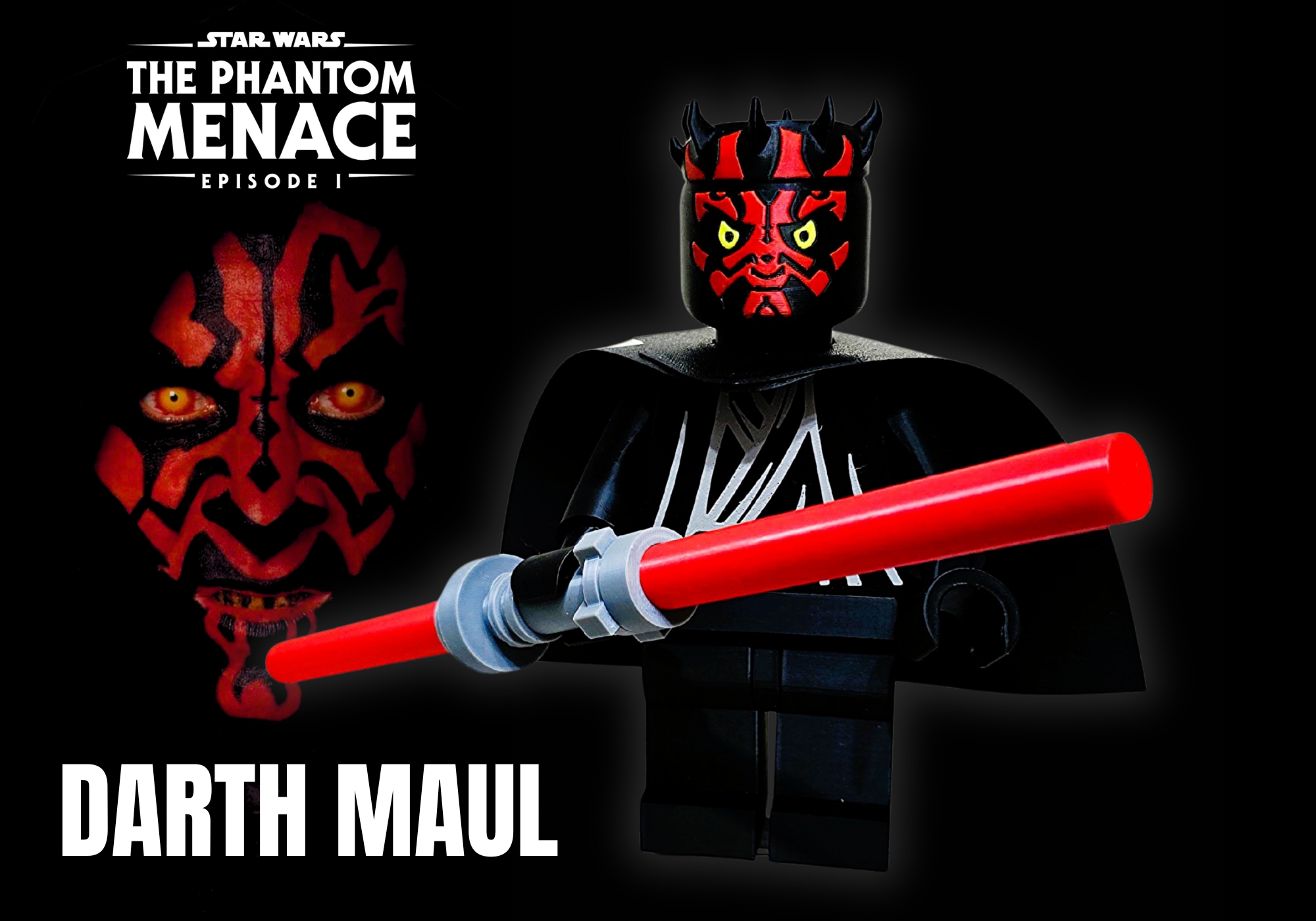 Darth Maul - The Phantom Menace * 500% Scale *