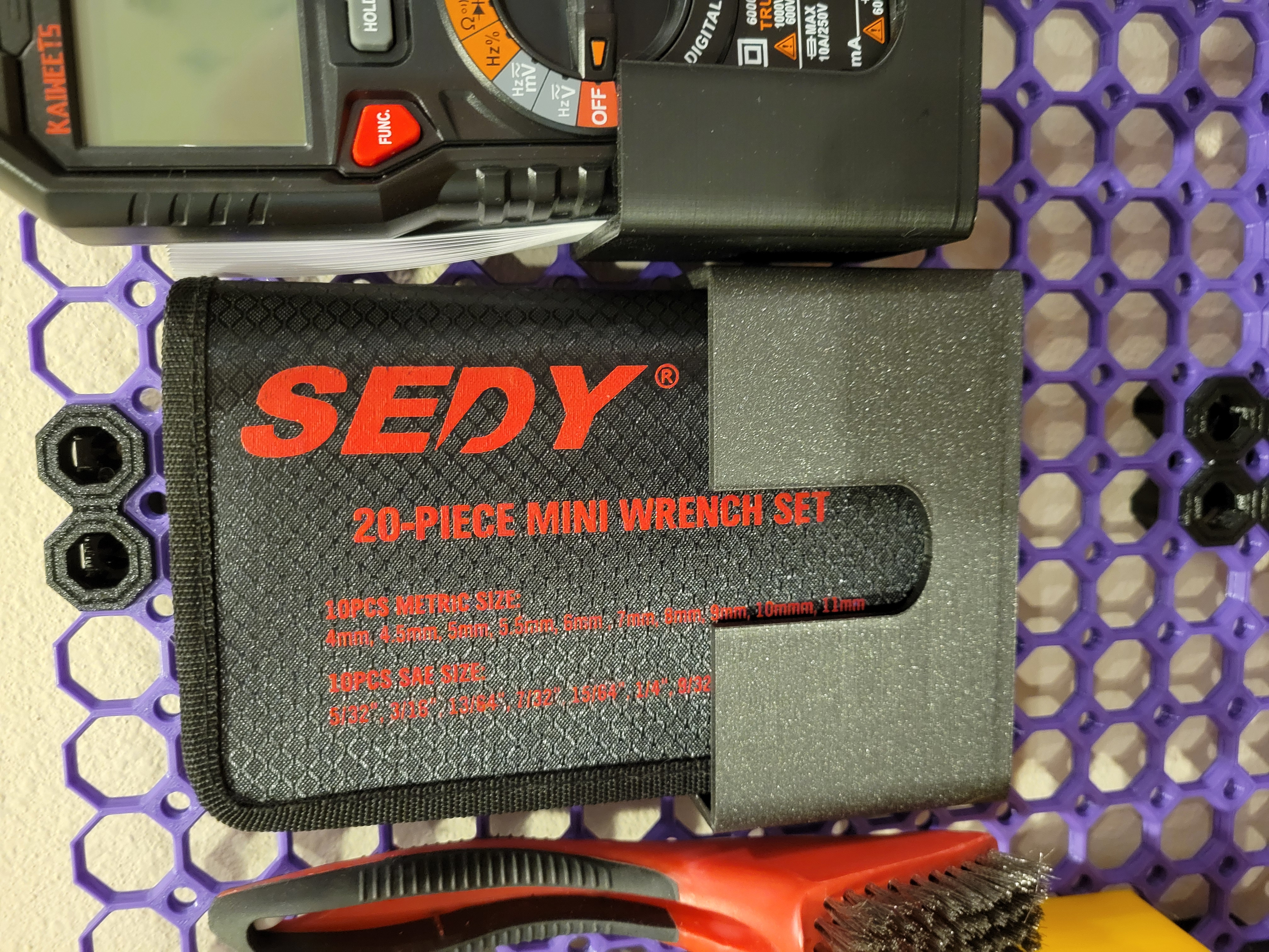 Sedy Mini Wrench Set Multiboard Holder