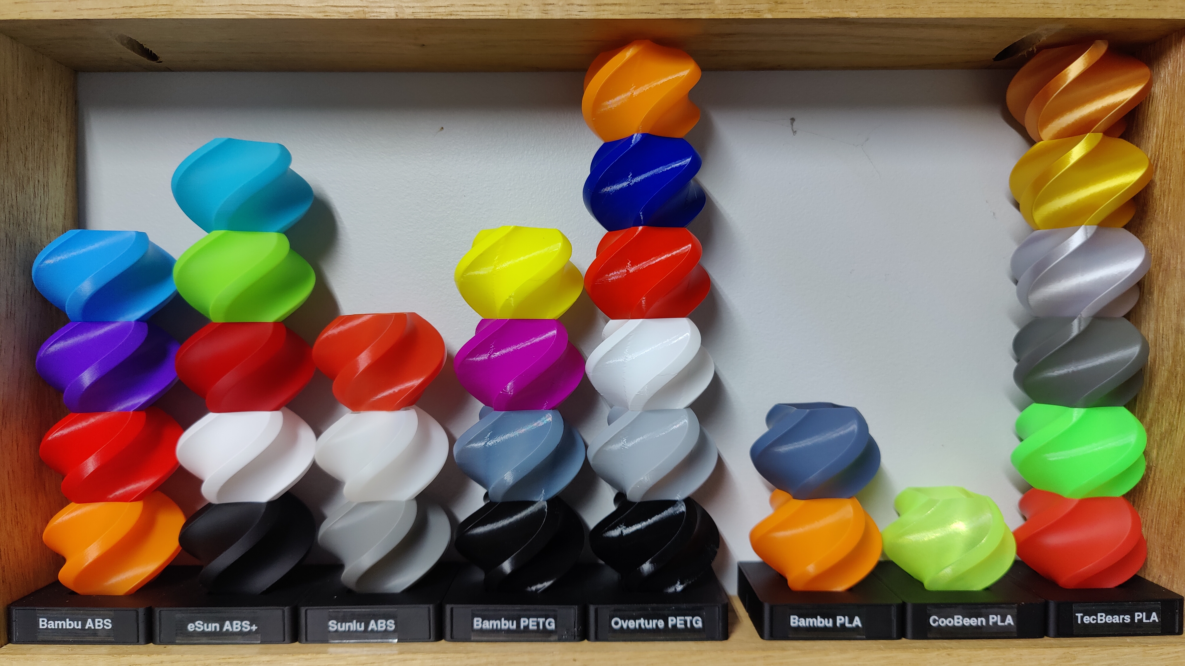 Stackable Filament Display Stand