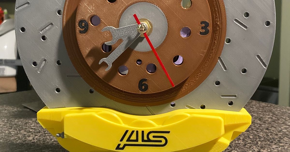 Subaru WRX STI Brembo Caliper and DBA 4000 Rotor Clock by naiad001