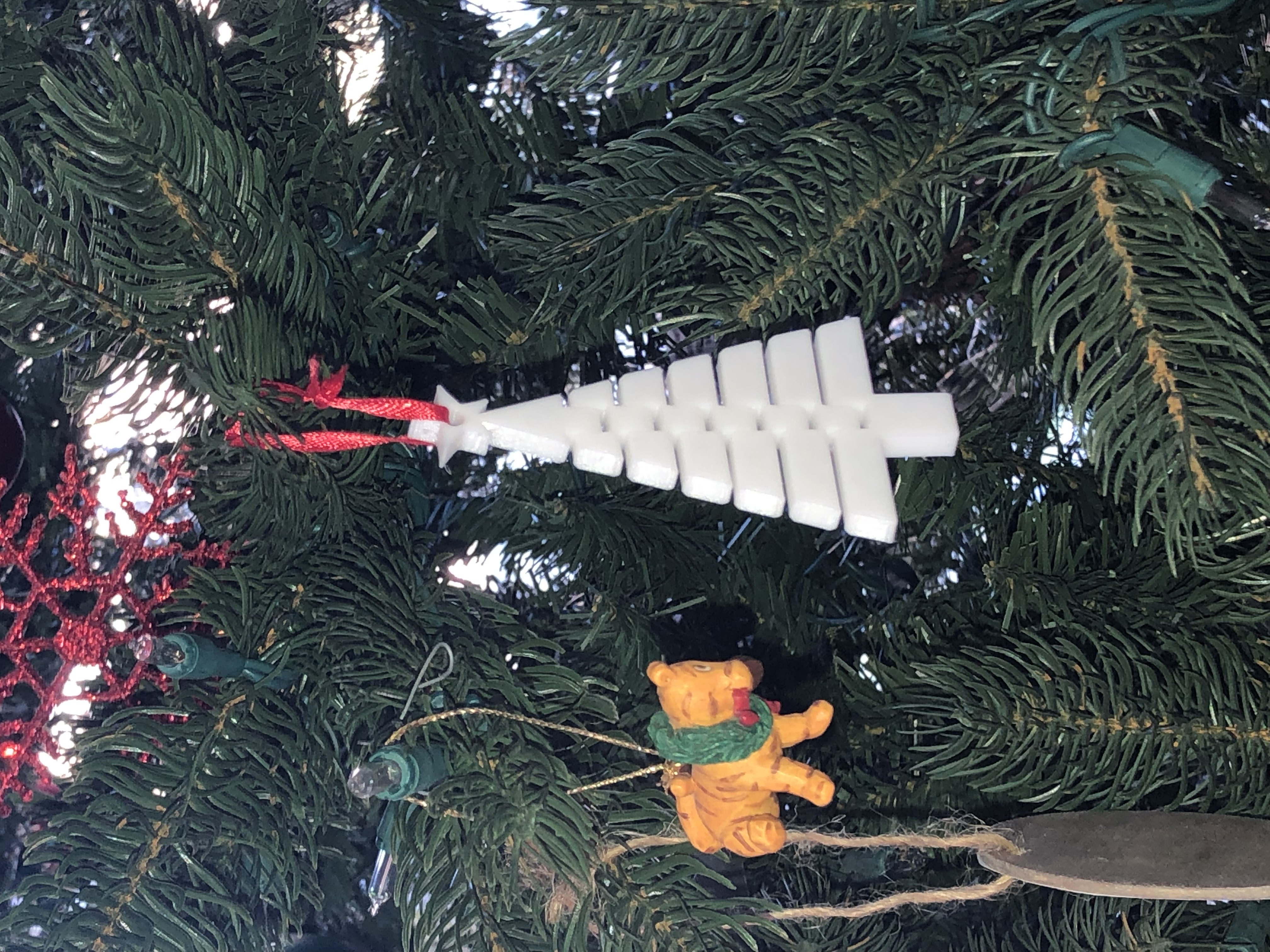 Flexible Christmas Tree Ornament