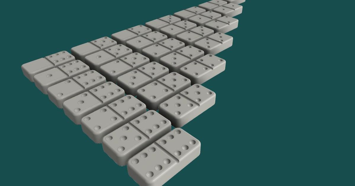 Domino by Noel Figuera | Download free STL model | Printables.com