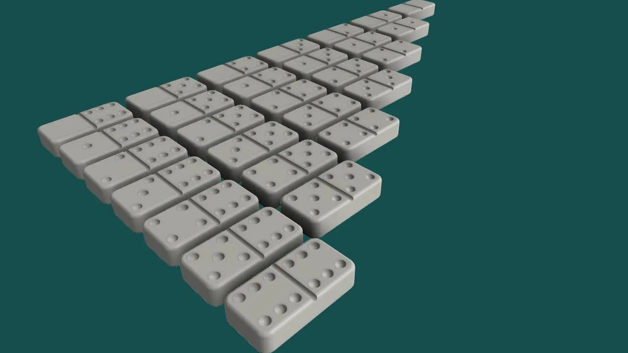 Domino by Noel Figuera | Download free STL model | Printables.com