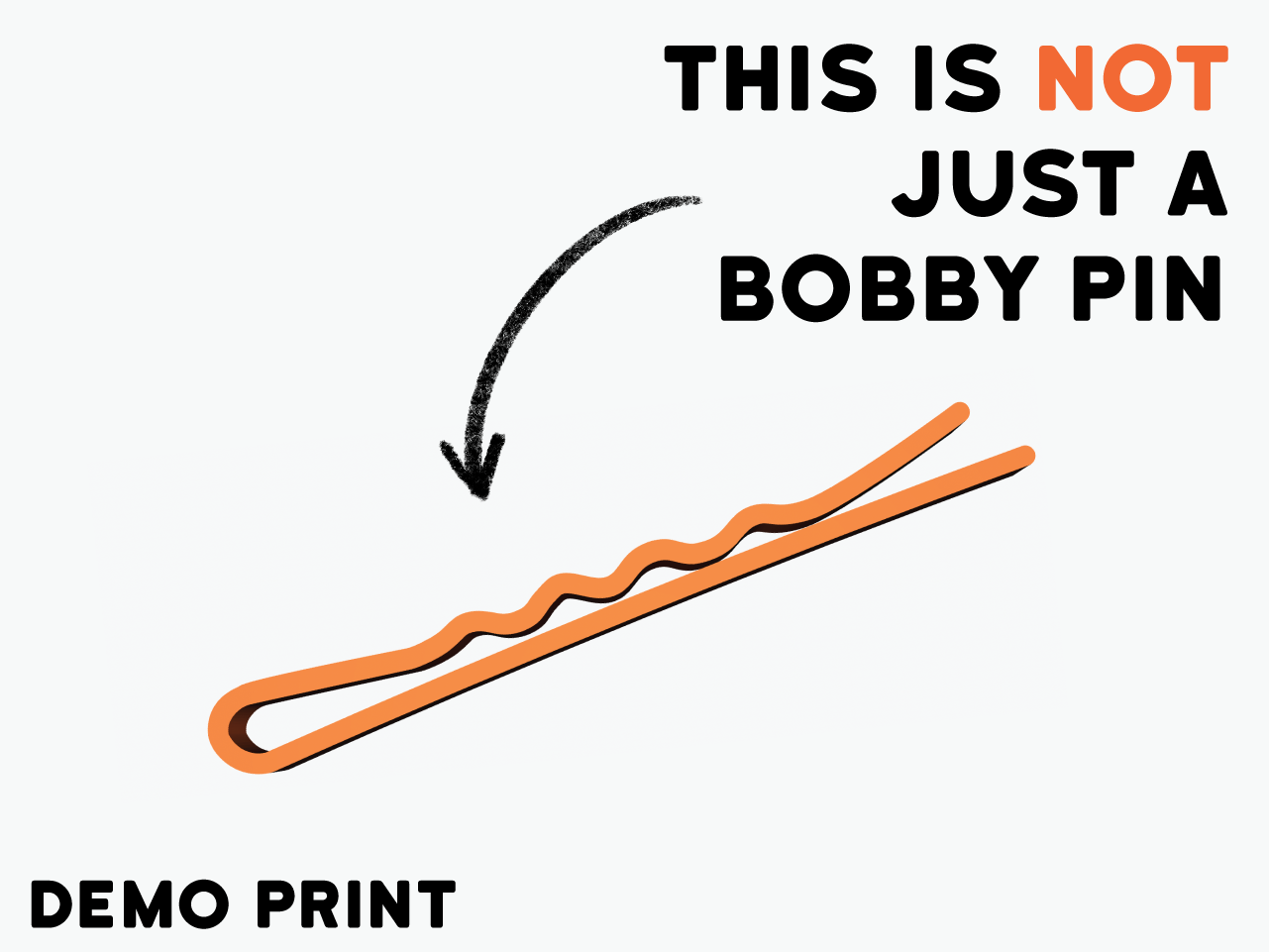 Bobby Pin Demo Print