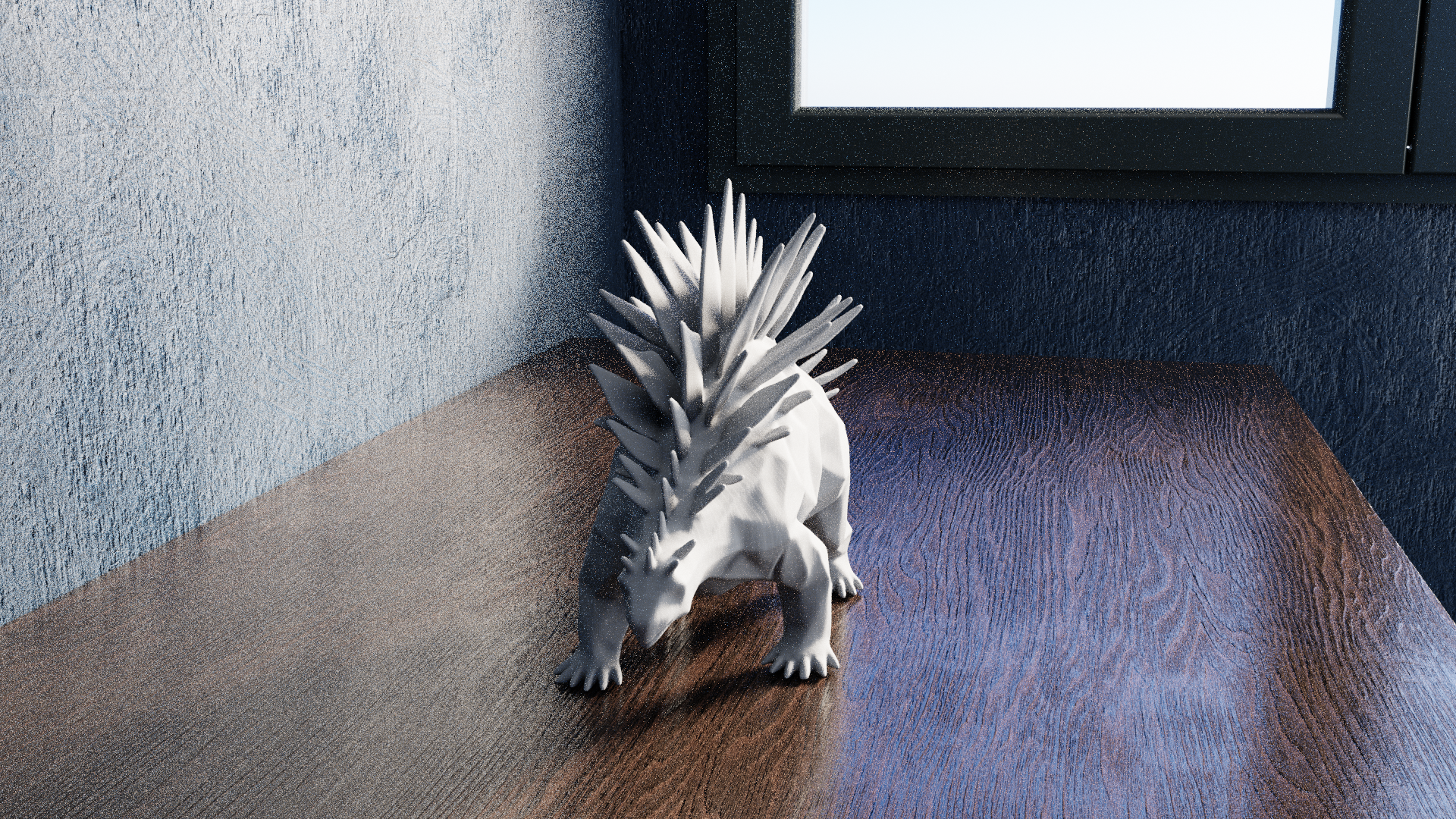 Low Poly Stegosaurus — miniatura 5