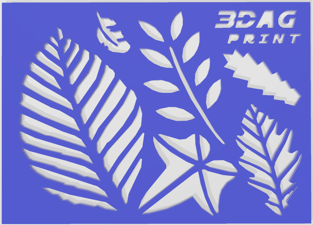 Stencil Plants for Drawing or Painting