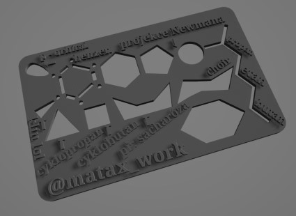 Chemistry Helping Card - Drawing Template