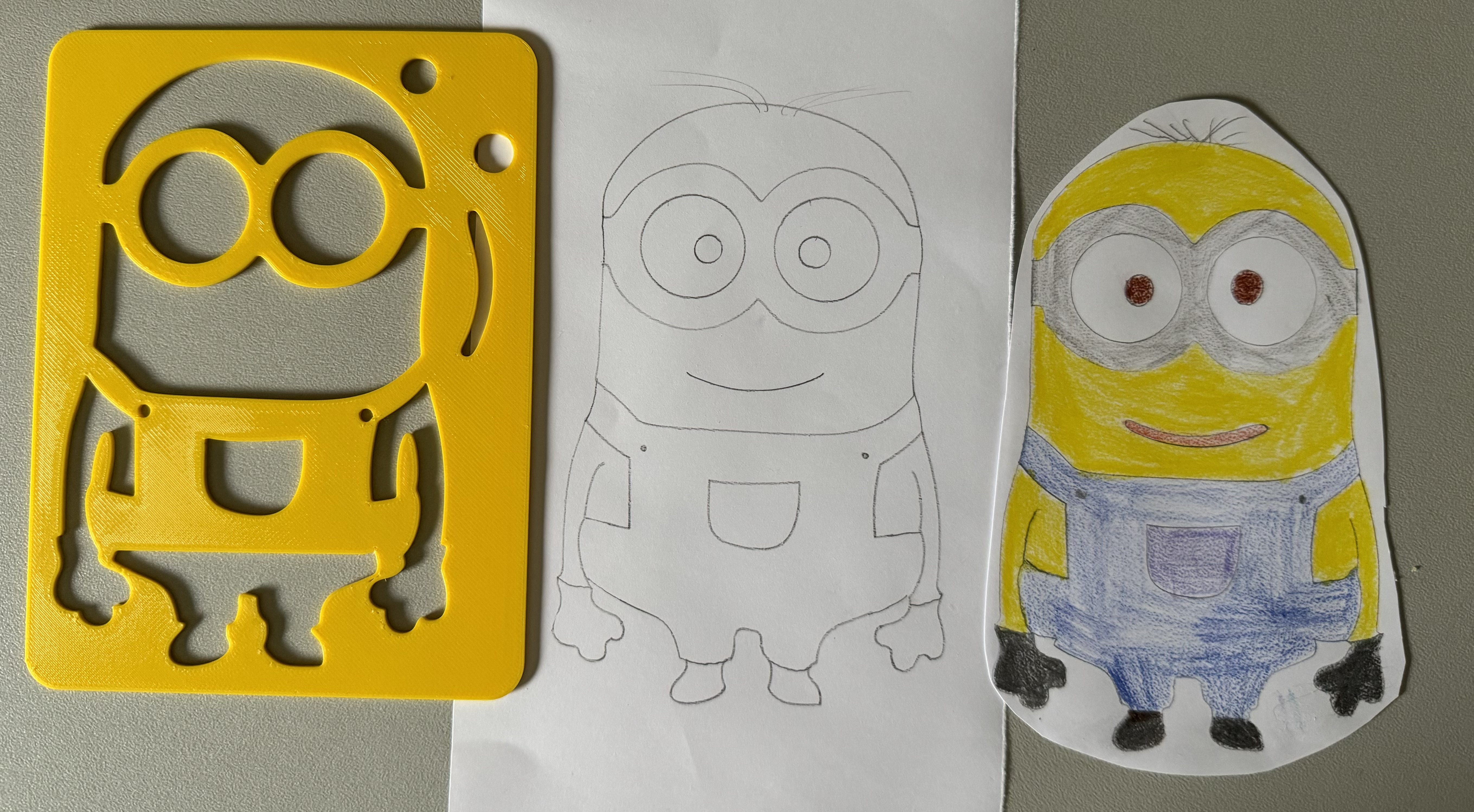 Miniatura 2 do modelo 3D Minion Template