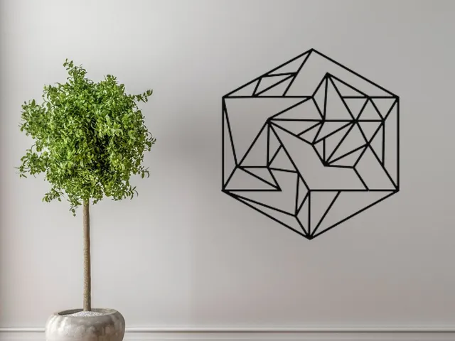 geometric wallart
