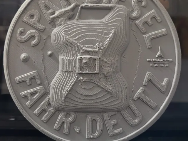Traktor Werbung Relief