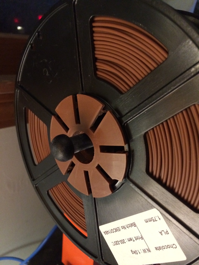Parametric Spool Hub Remix