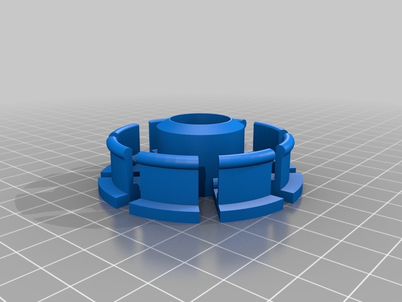 Miniatura 2 do modelo 3D Parametric Spool Hub Remix