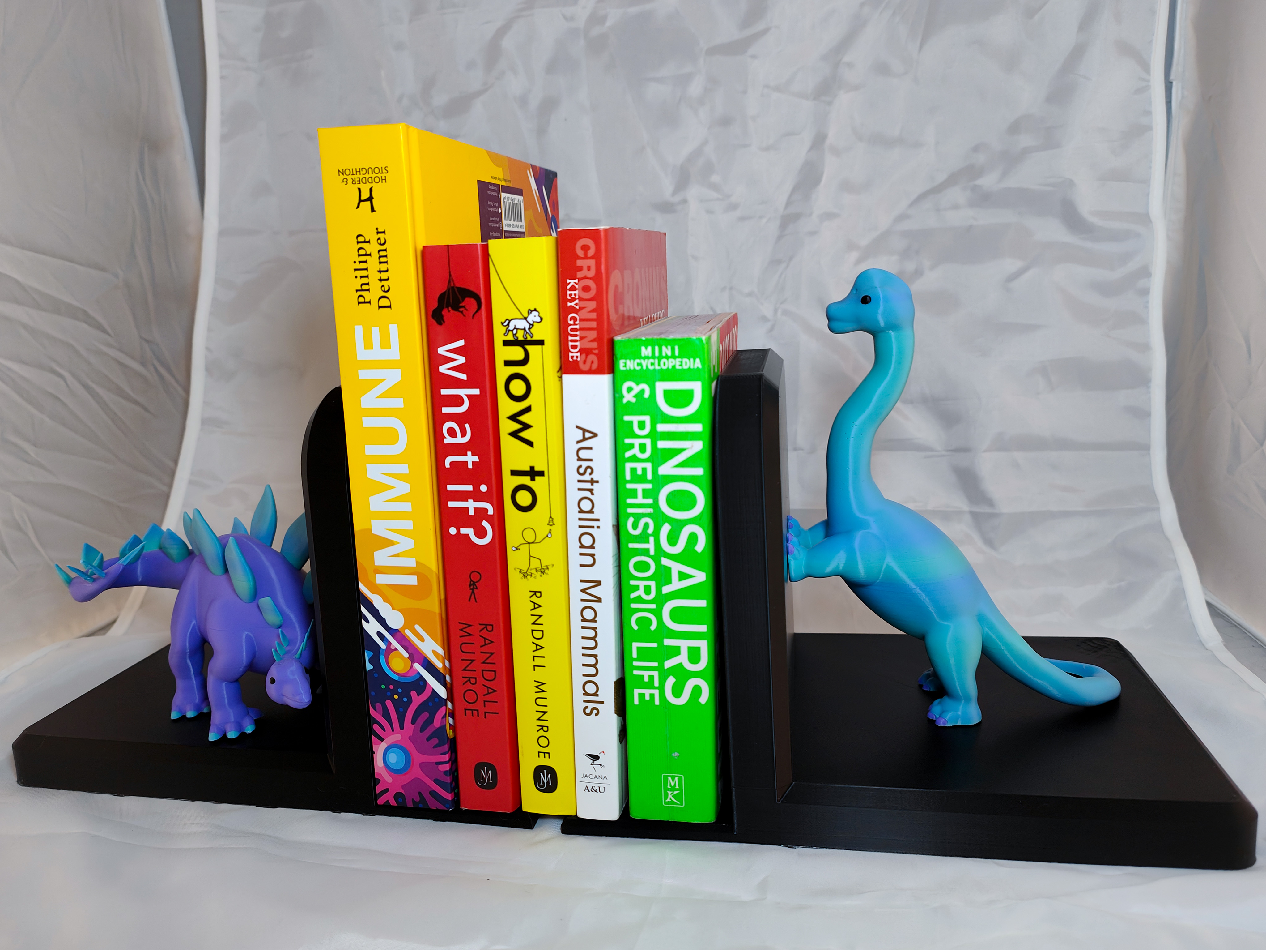 Miniatura 5 do modelo 3D Dinosaur Book Ends
