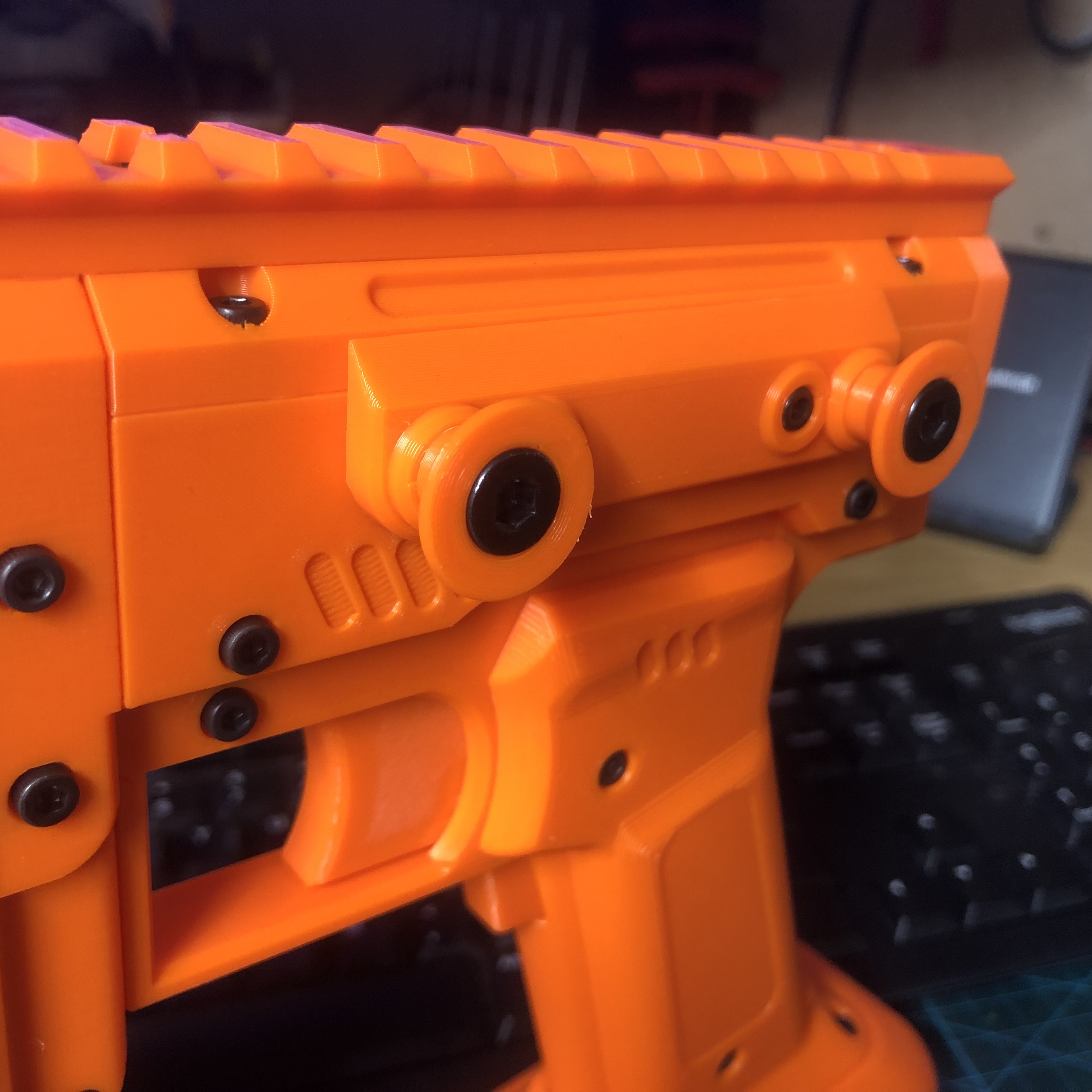 Gryphon 1.3 Midlock Mount 3D model thumbnail
