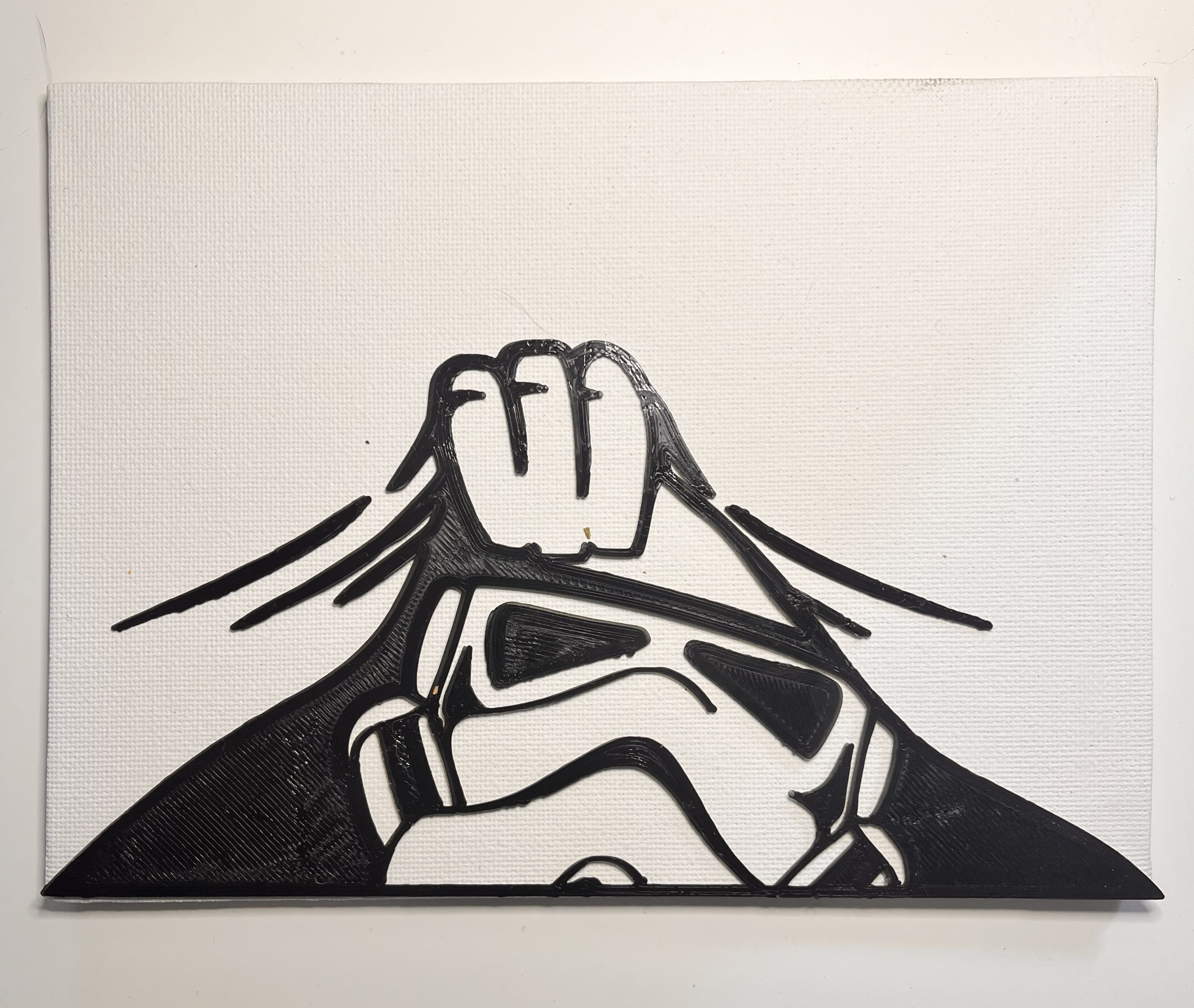 Stormtrooper under the covers