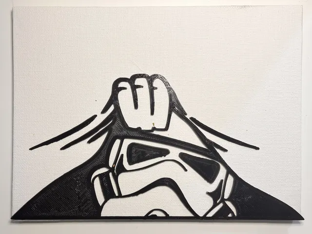 Stormtrooper under the covers