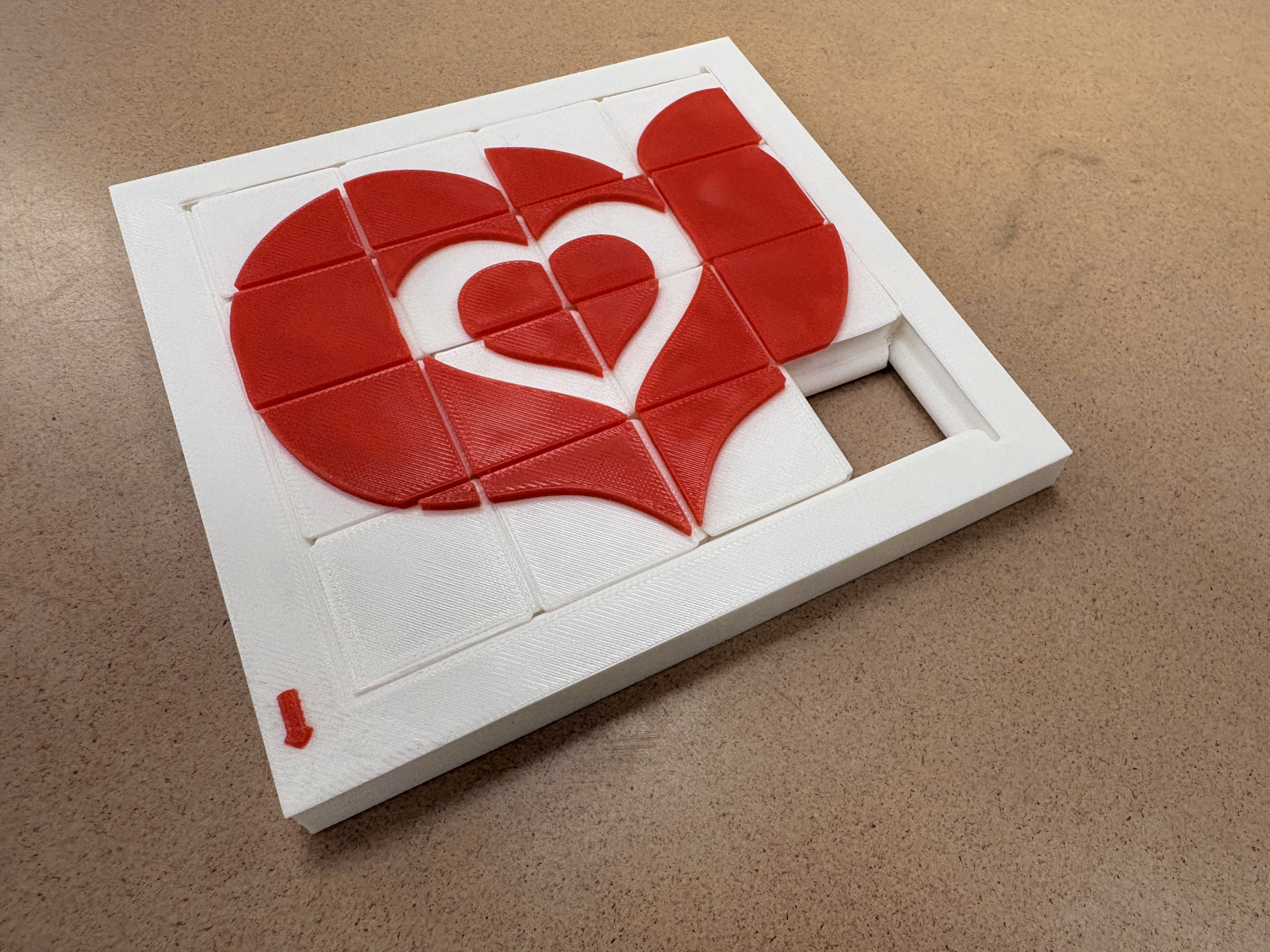 Impossible Tile Puzzle (Print In Place)