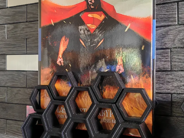 Wall Mount for LaptopHolder Vertical Honeycomb Laptop Stand/ Comic Book Holder