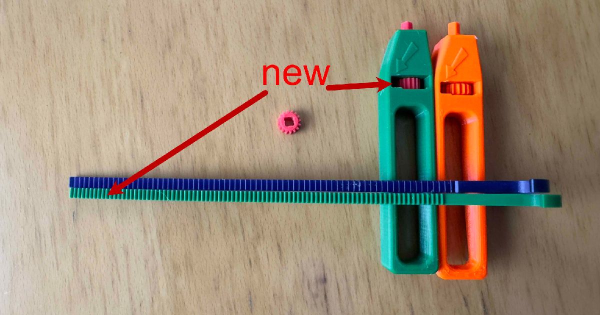 Strong Flying Propeller / Pull Copter (No Supports) - modified gear