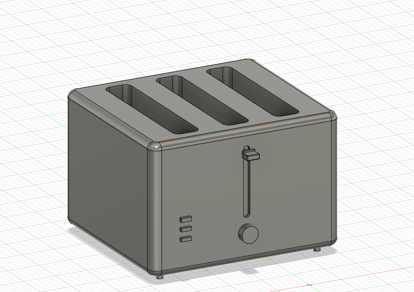 three slot toaster